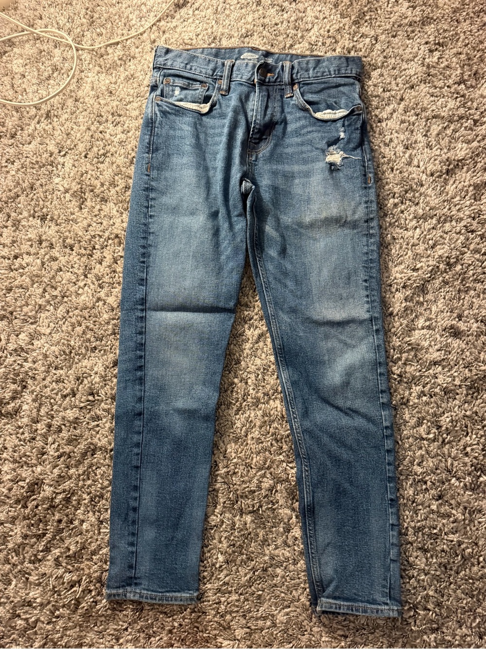 Old Navy Men’s Skinny Jeans in Mid Blue Wash